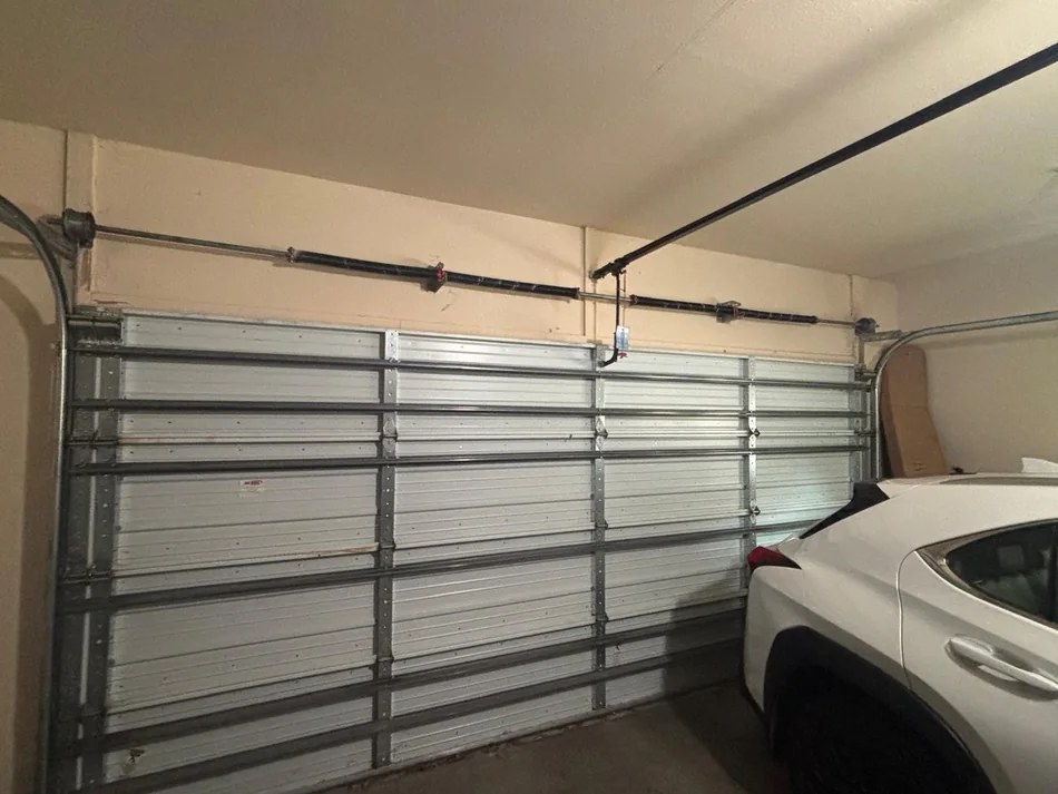Garage door service work photo